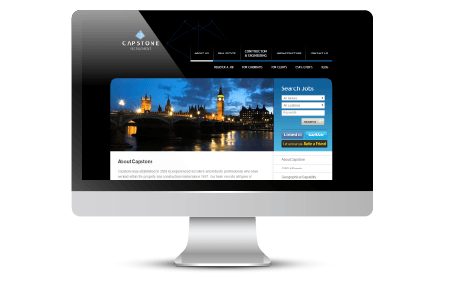Capstone Recruitment UK - Recruitment Website